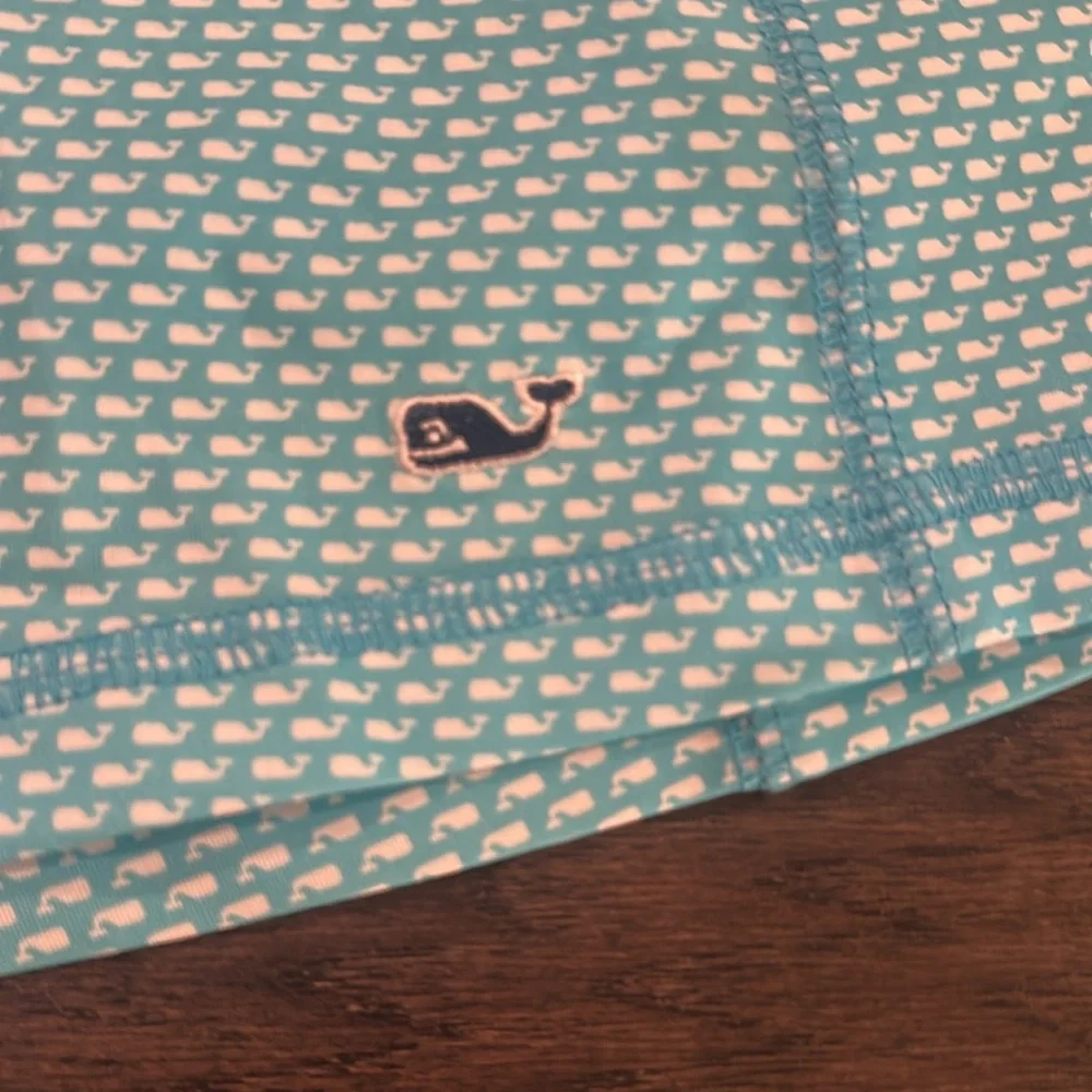 NWT Vineyard Vines Factory Whale Print Athletic Skort Sz L